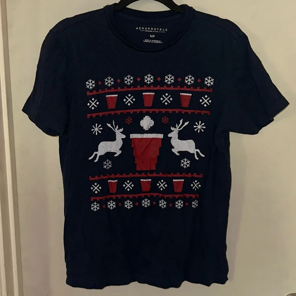Aeropostale winter graphic t-shirt - Picture 1 of 9